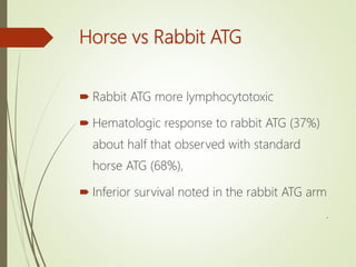 Aquired aplastic anemia | PPTX