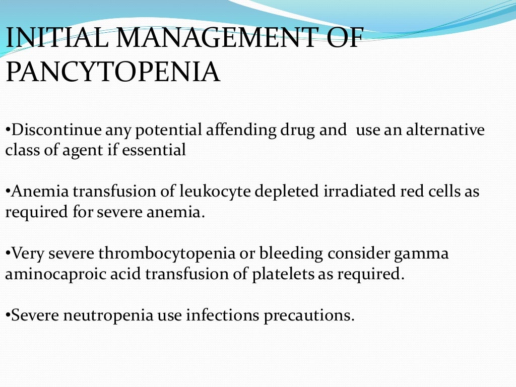 APPROACH TO PANCYTOPENIA