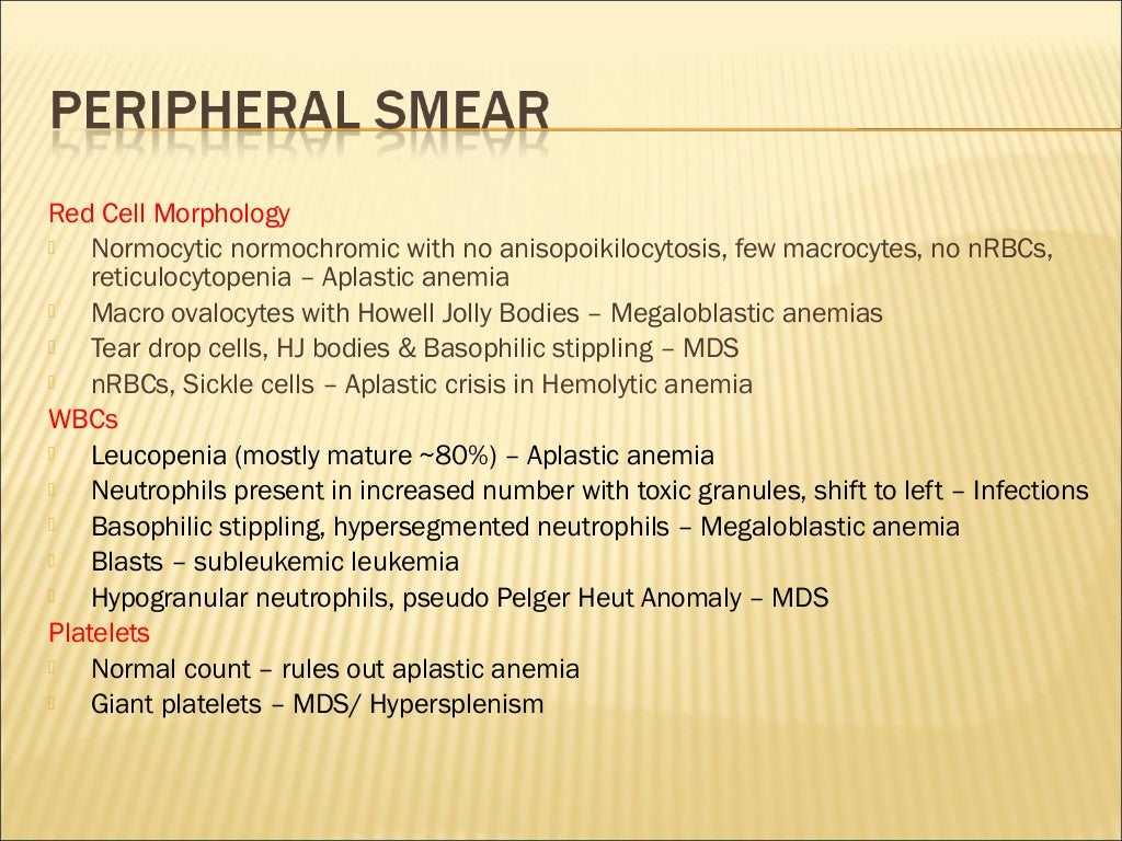 Pancytopenia Approach
