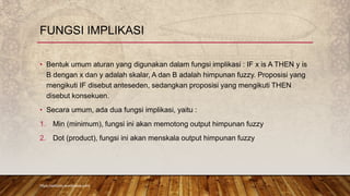 Pandahuluan sistem fuzzy | PPTX