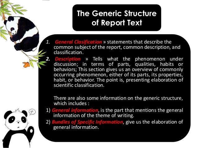 Contoh Report Text Dan Strukturnya Berbagi Struktur