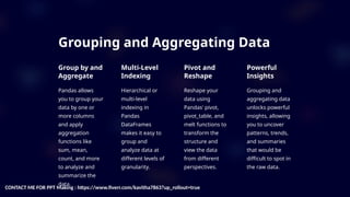 Complete Introduction To Pandas Python.pptx | Databases | Computer ...