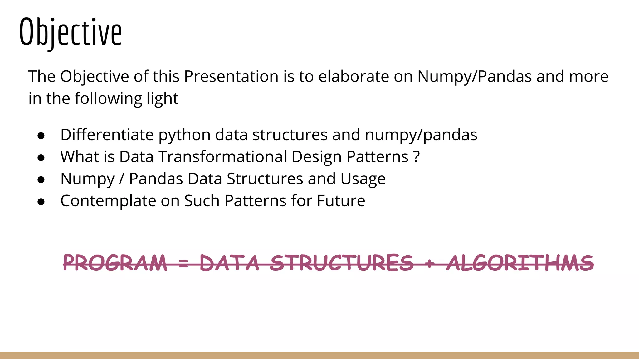 Pandas data transformational data structure patterns and challenges ...