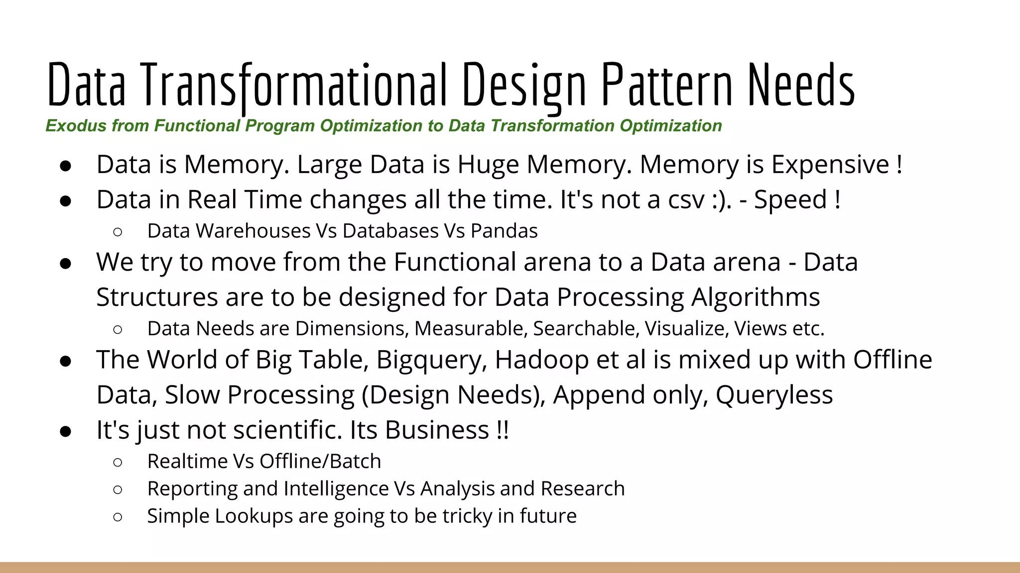 Pandas data transformational data structure patterns and challenges ...