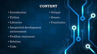 Pandas application | PPT