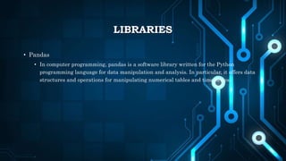 Pandas application | PPT