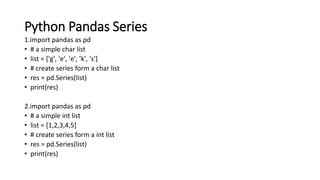 pandas for series and dataframe.pptx