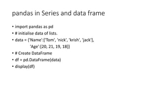 pandas for series and dataframe.pptx