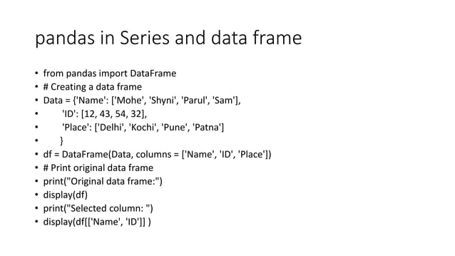 pandas for series and dataframe.pptx