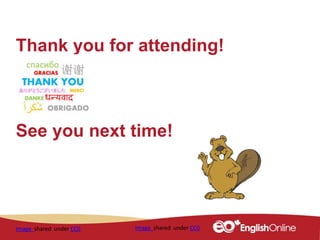 Thank you for attending!
See you next time!
Image shared under CC0 Image shared under CC0