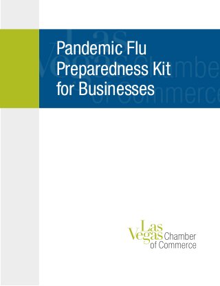 Pandemic Flu
Preparedness Kit
for Businesses
 