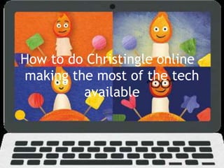 How to do Christingle online –
making the most of the tech
available
 