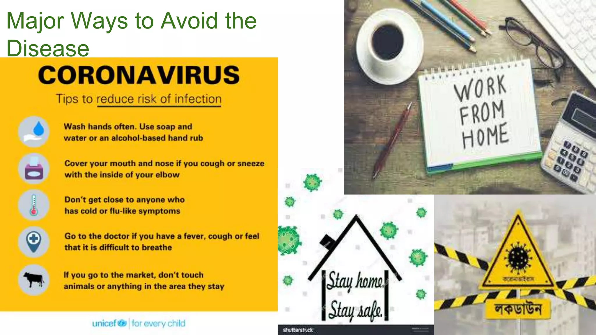 Major Ways to Avoid the
Disease
 