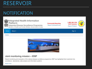 RESERVOIR
NOTIFICATION
 