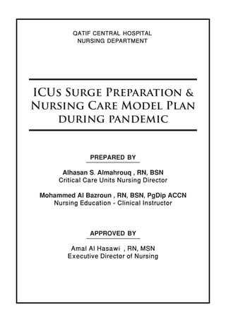 Critical care surge plan during covid19 pandemic | PDF