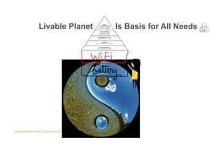 Vesna Manojlovic | NLNOG | September 2021
Livable Planet Is Basis for All Needs
 