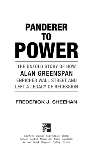 The Untold Story of Alan Greenspan | PDF