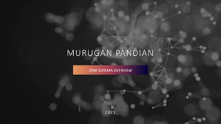 MURUGAN PANDIAN
2 0 2 1
STAR SCHEMA OVERVIEW
 