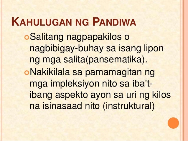 Dalawang Uri Ng Pandiwa Pandiwa