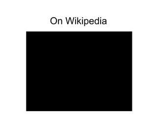 On Wikipedia 