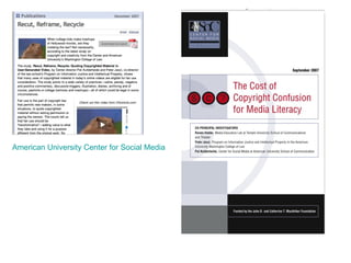 American University Center for Social Media 