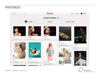 PINTEREST
CREATIVE | PANDORA | 29th MAY 2013
 