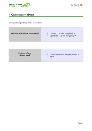 Pandora FMS: PostgreSQL Plugin | PDF