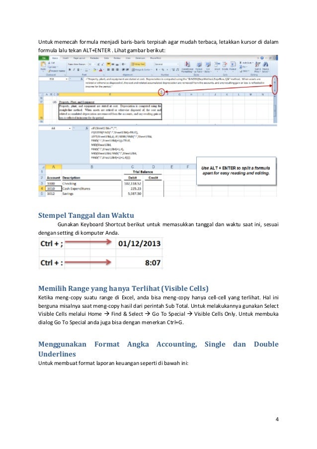 Panduan, tips, dan teknik penting excel untuk akuntan