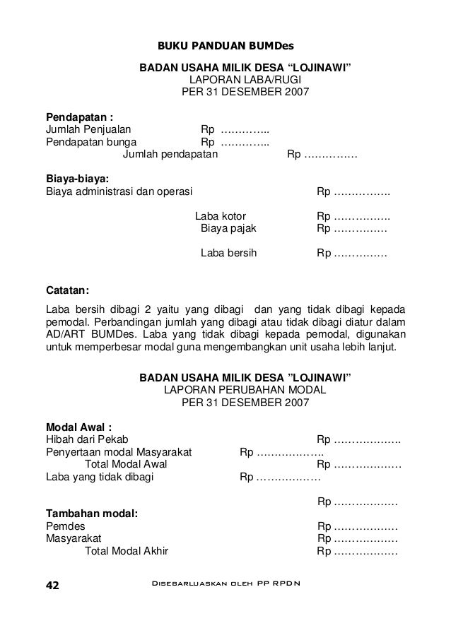 Proposal Penyertaan Modal Bumdes Goresan