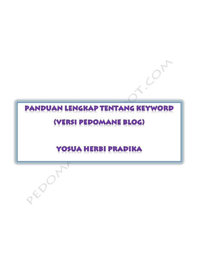 cara menentukan kata kunci paling tepat