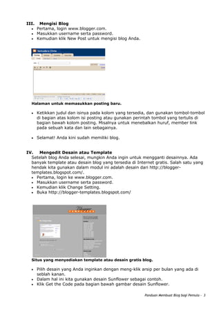 Panduan membuat-blog | PDF