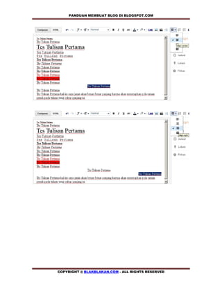 PANDUAN MEMBUAT BLOG DI BLOGSPOT.COM    




COPYRIGHT @ BLAKBLAKAN.COM - ALL RIGHTS RESERVED
 