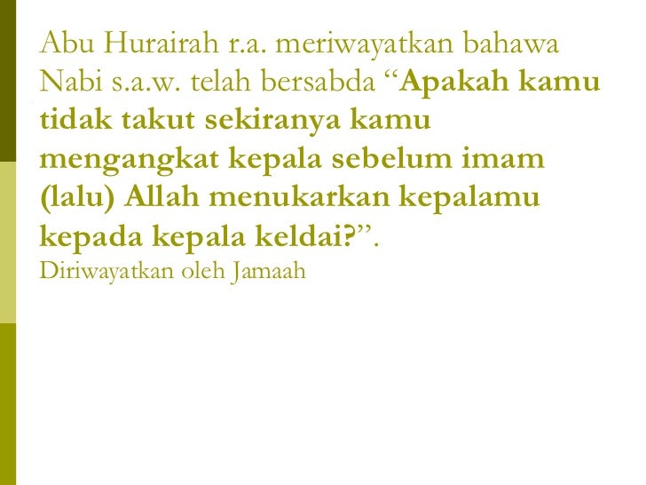 panduan menunaikan solat berjemaah panduan menunaikan solat berjemaah