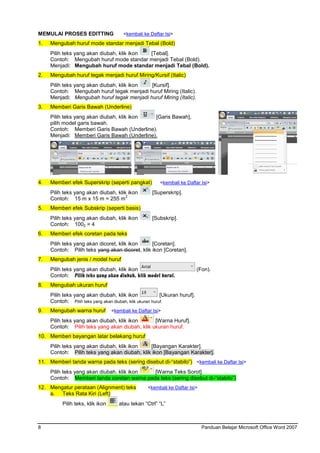 Panduan microsoft-office-word-2007-bagian-1 | PDF