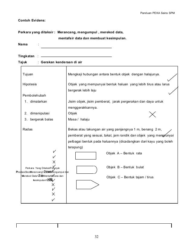 Contoh Laporan Eksperimen Sains Tingkatan 5