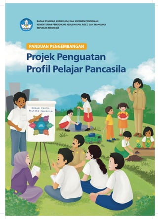 BADAN STANDAR, KURIKULUM, DAN ASESMEN PENDIDIKAN
KEMENTERIAN PENDIDIKAN, KEBUDAYAAN, RISET, DAN TEKNOLOGI
REPUBLIK INDONESIA
PANDUAN PENGEMBANGAN
Projek Penguatan
Profil Pelajar Pancasila
 