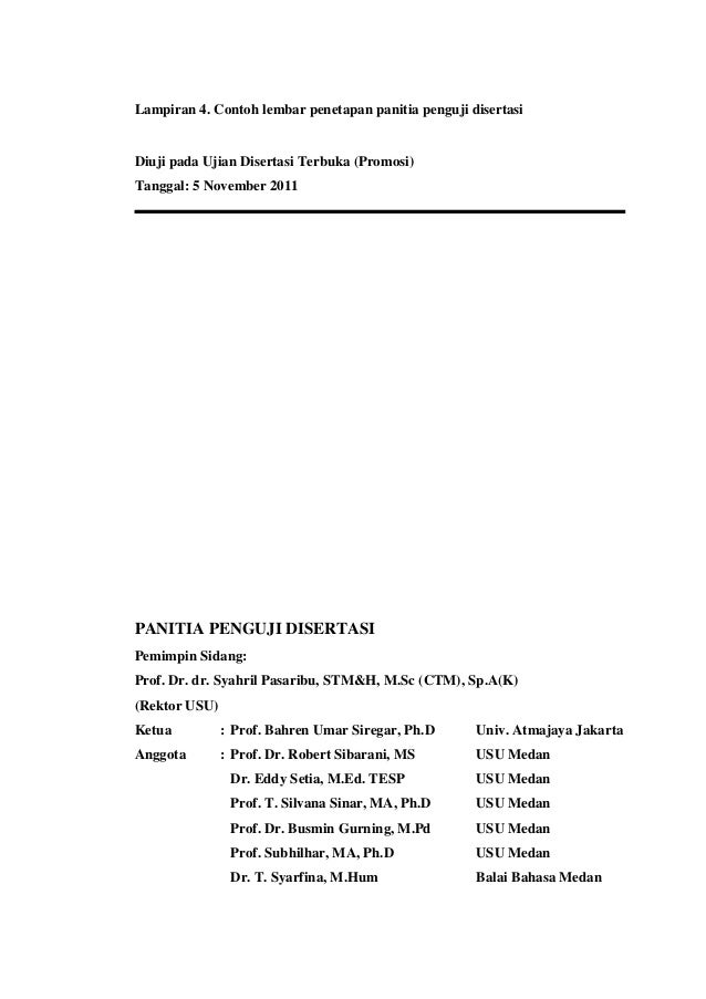 Panduan penulisan tesis dan disertasi