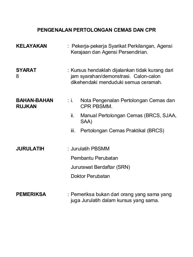 Panduan Persijilan dan Sukatan Pelajaran - PBSM