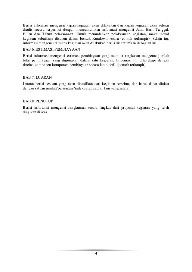 Panduan Proposal Pengajuan Dana Evaluasi Kurikulum Dan