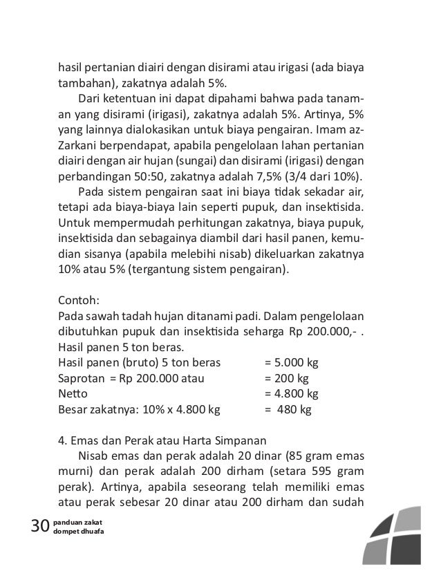 Panduan Zakat Dompet Dhuafa