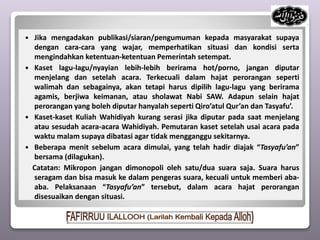 Panduan Acara-acara Wahidiyah | PPT
