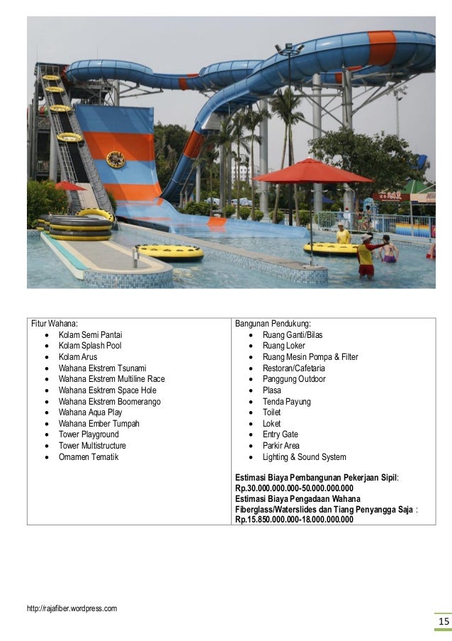 Panduan Berbisnis Waterpark Daftar Harga Dan Katalog Konsep Waterpark