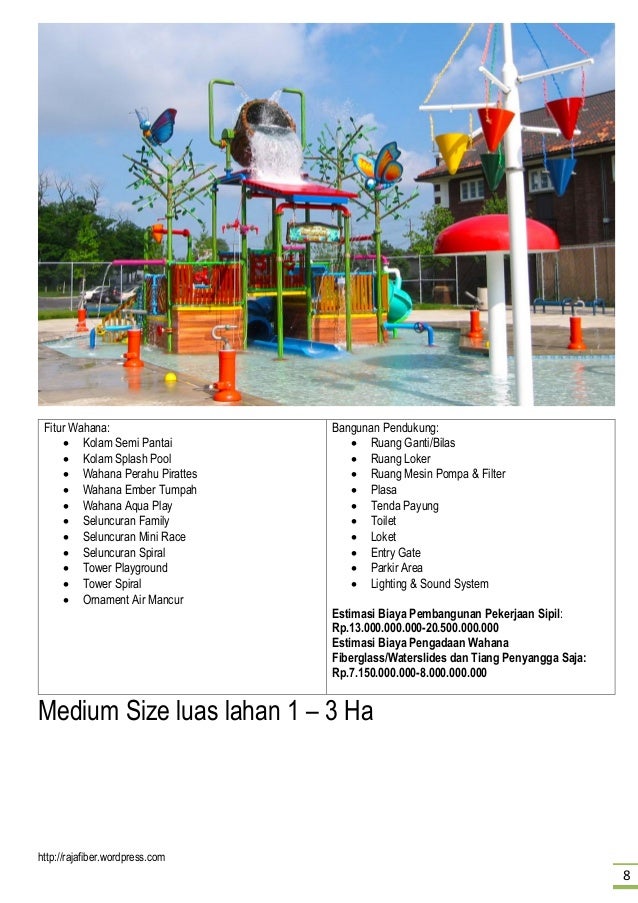 Panduan Berbisnis Waterpark Daftar Harga Dan Katalog Konsep Waterpark