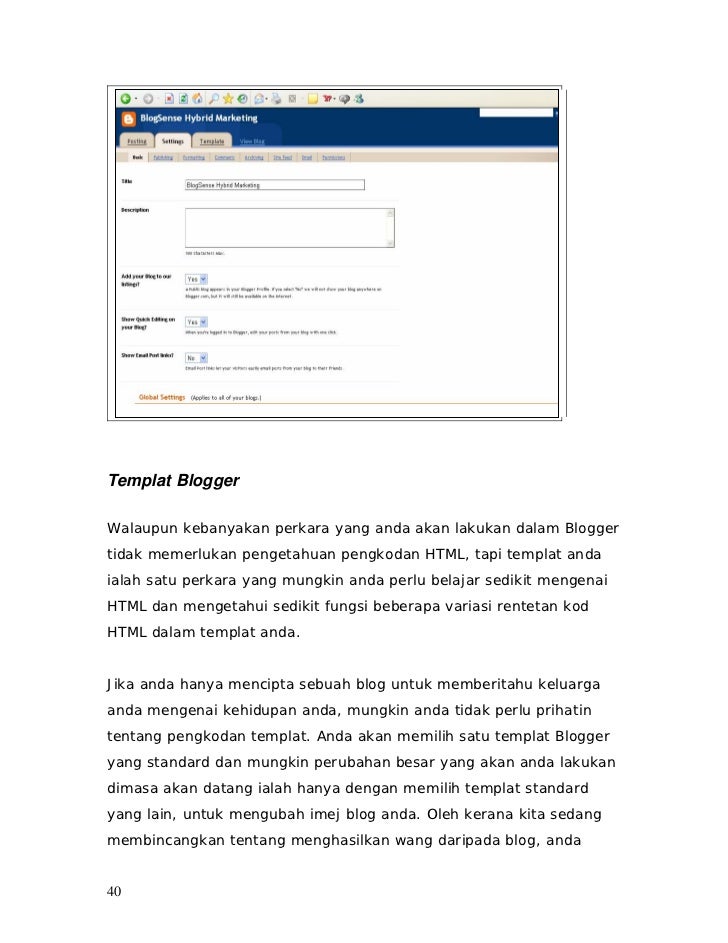 Panduan Blogger Adsense