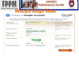 Mencipta Google Akaun