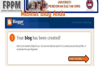 Melihat Blog Anda