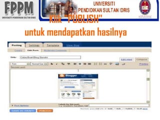 Klik "PUBLISH"untukmendapatkanhasilnya