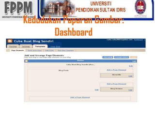KedudukanPaparanGambar: Dashboard 