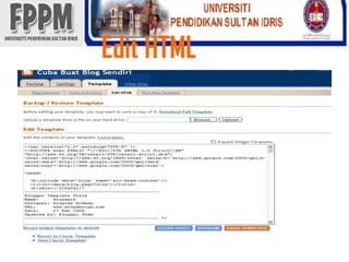 Edit HTML 
