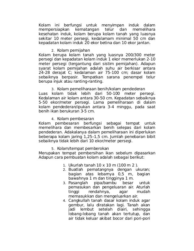 Panduan Budidaya Ikan Lele, Ikan Nila,Ikan Gurami, dan 